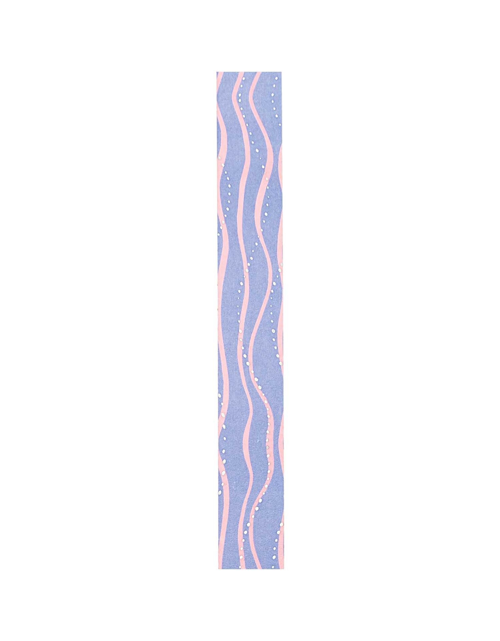 Rico Design Washi tape - golven blauw/roze 10m