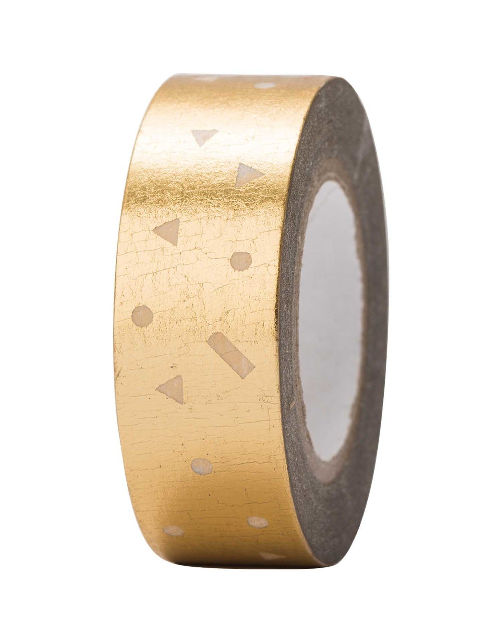 Rico Design Washi tape - goud confetti 10m