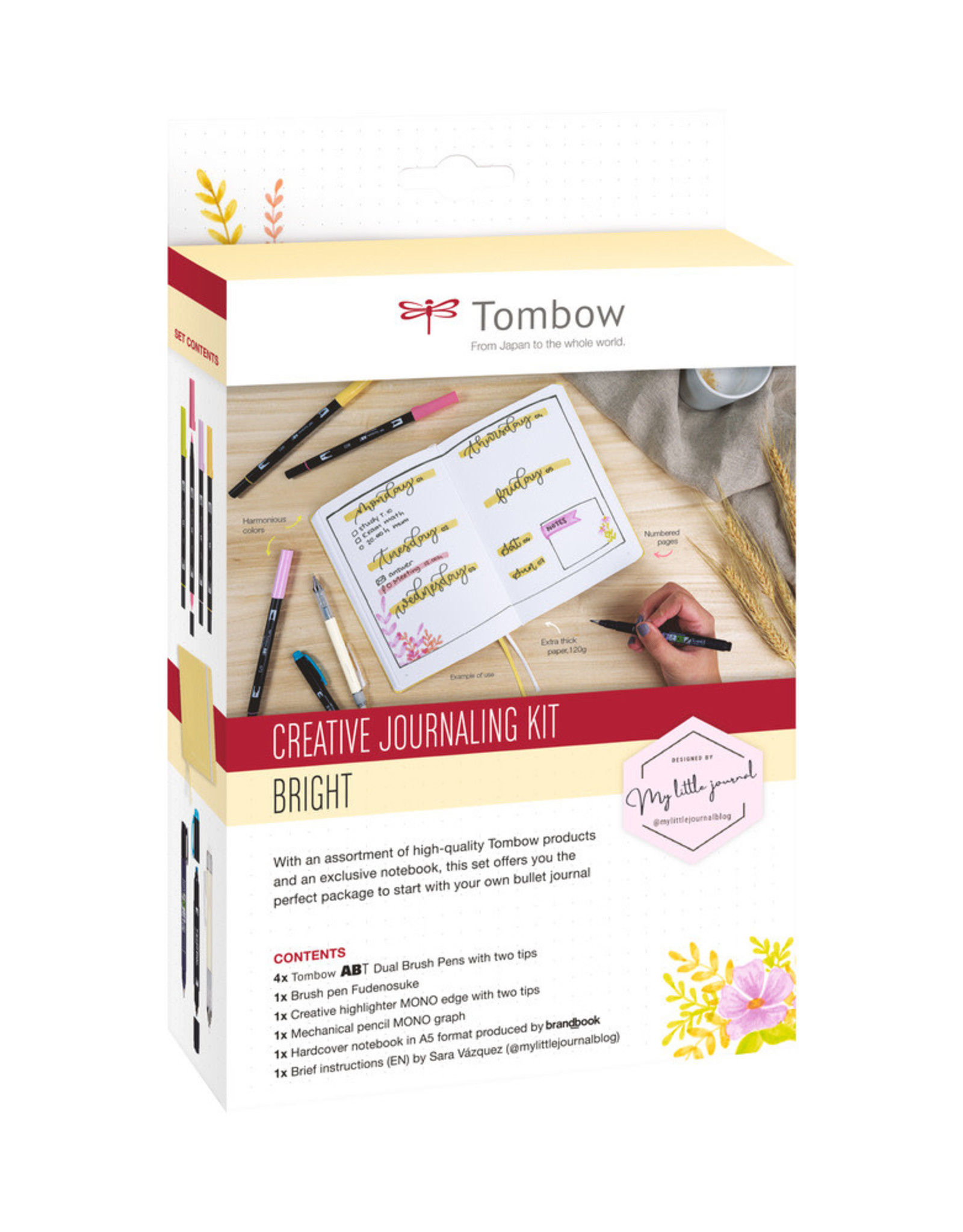 Tombow Creative Journaling Kit Bright