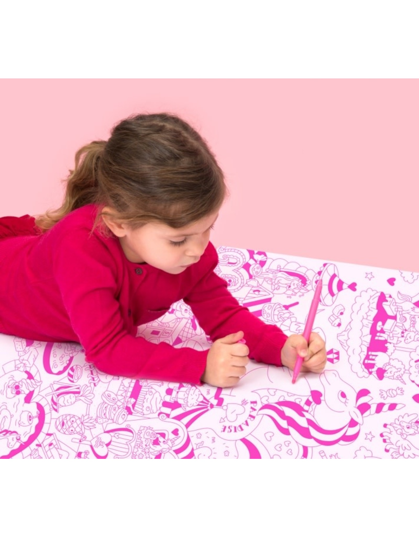 OMY Coloring poster - lily - 70x100