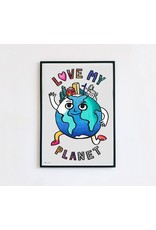 OMY Coloring poster - love my planet - 70x100