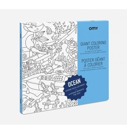 OMY Coloring poster - ocean - 70x100