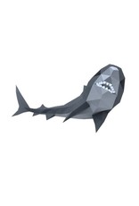 Wizardi 3D model - papercraft haai