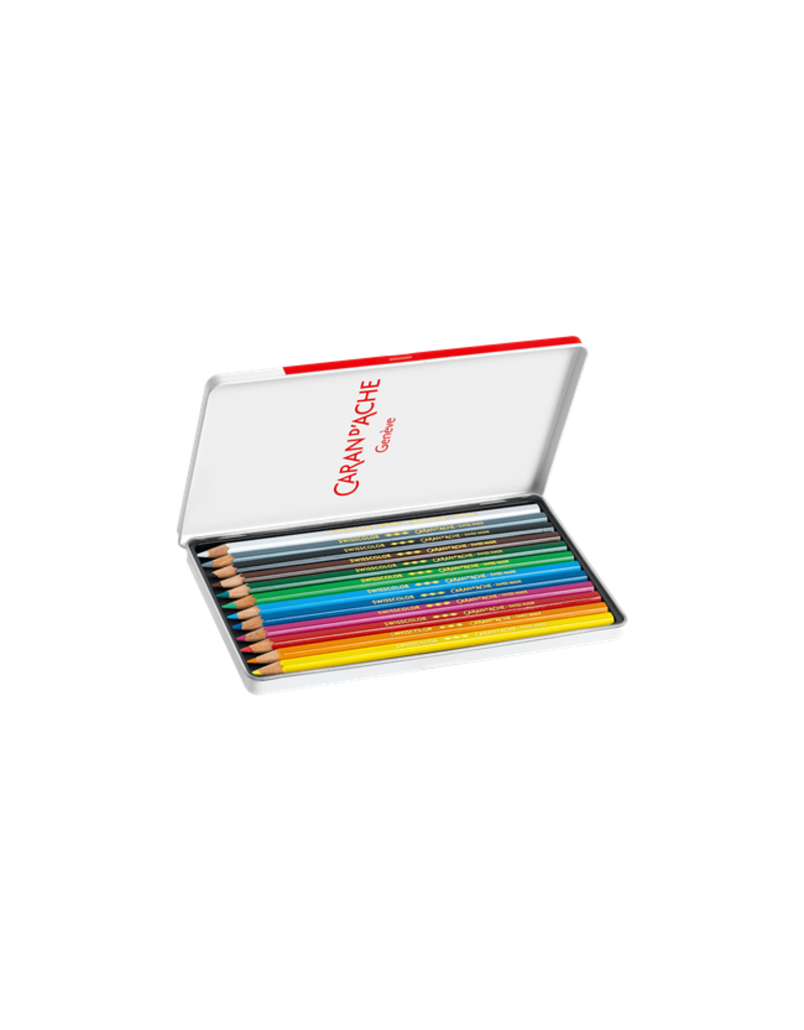 Caran d’Ache Swisscolor 12 metalen doos