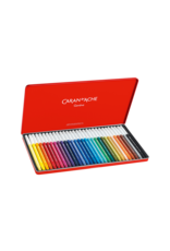 Caran d’Ache Fibralo 30 kleuren metalen doos