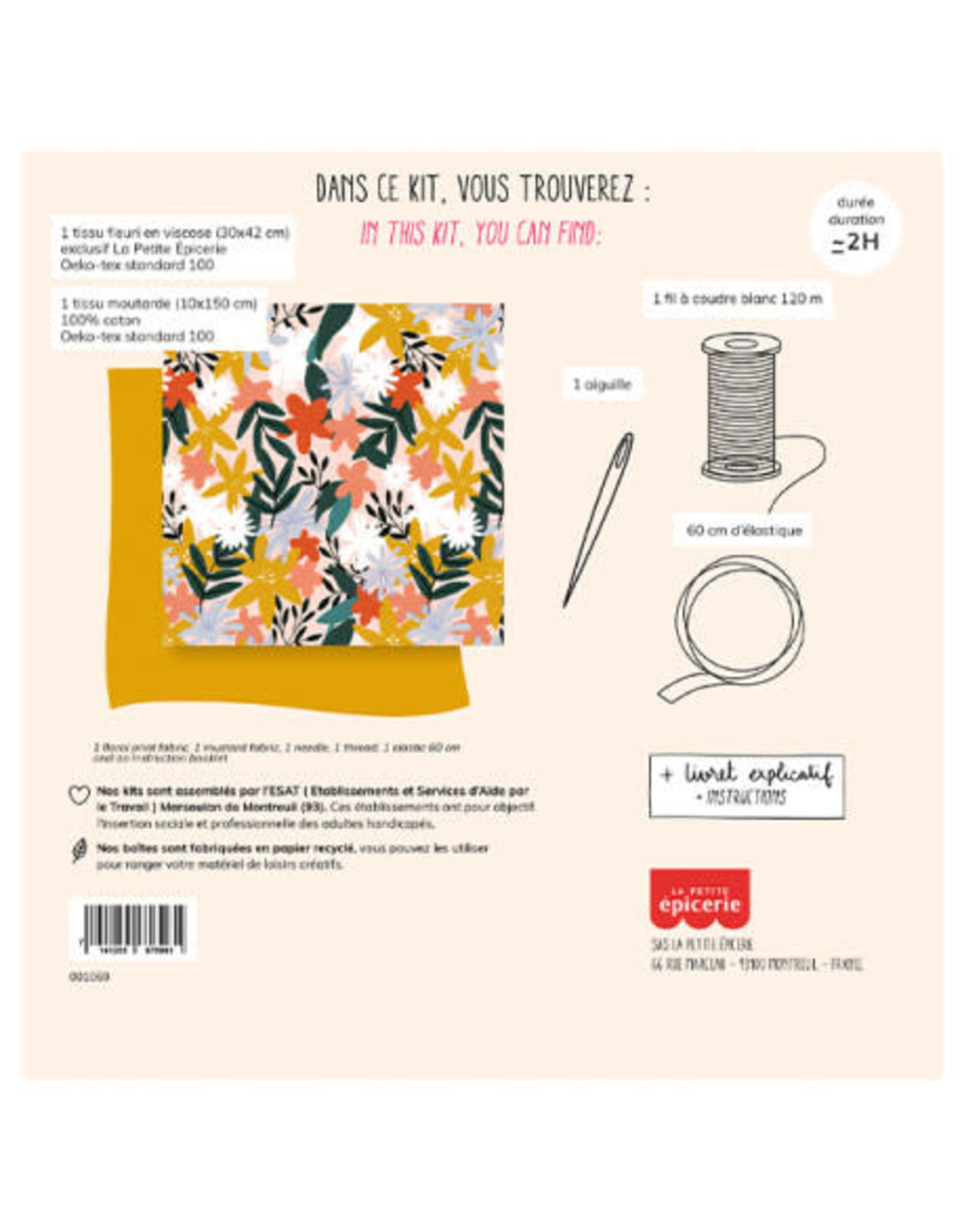 La petite épicerie DIY Set naaien scrunchie