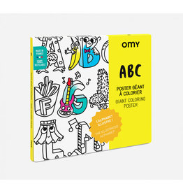 OMY Grote poster ABC - 70 x 100cm