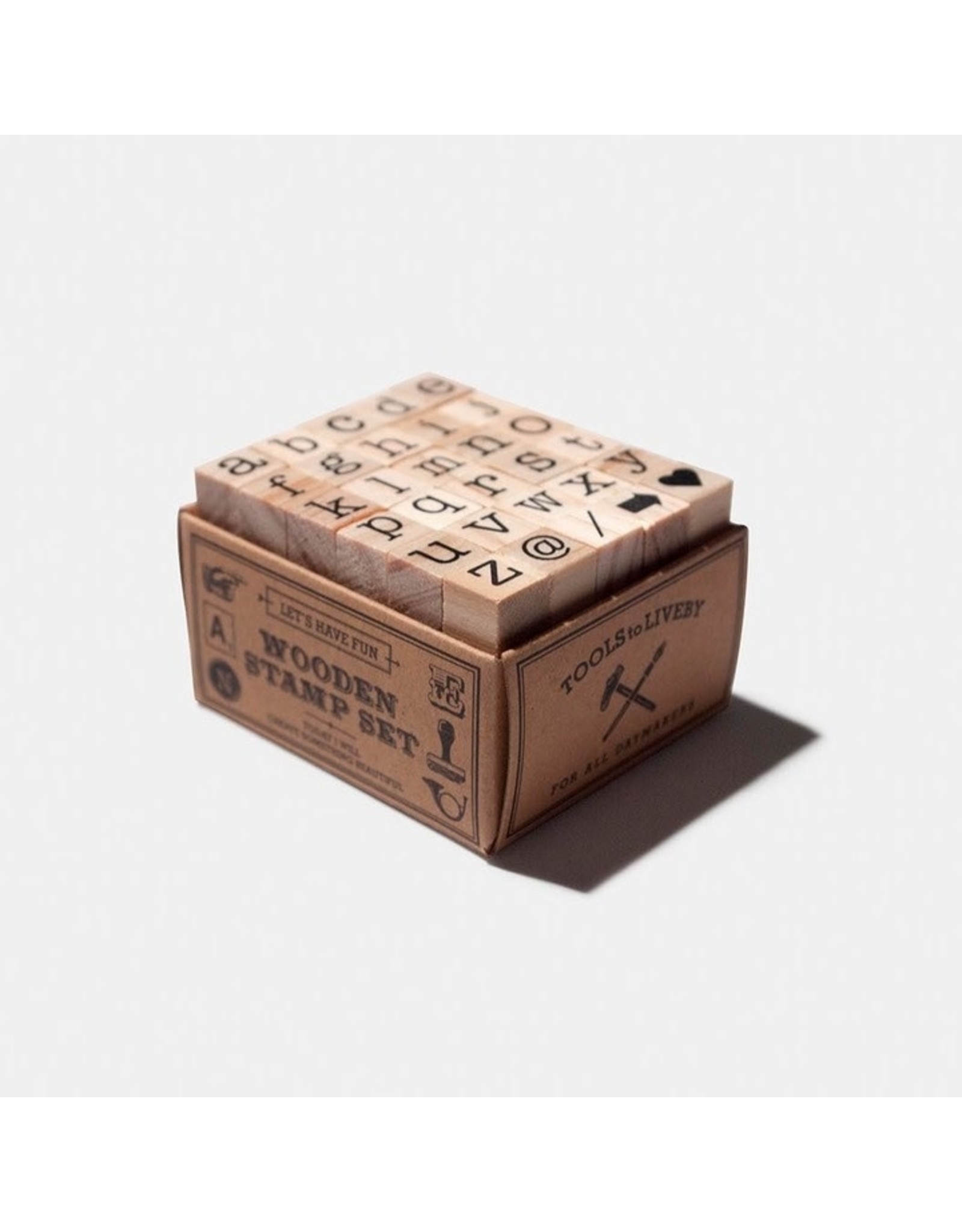 Tools to liveby Stempel set alfabet mini kleine letters