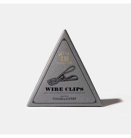 Tools to liveby Wire clips 12st zwart