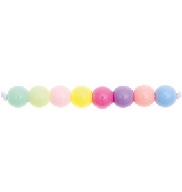 Rico Design Mix parels 6mm 80st rainbow pastel glossy mix