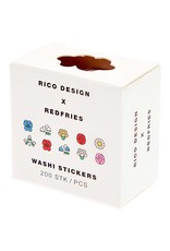 Rico Design Washi stickers redfries