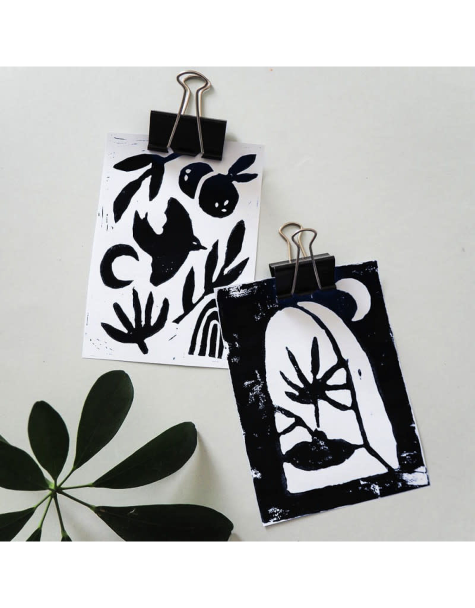 La petite épicerie DIY home deco -  mijn lino kaarten