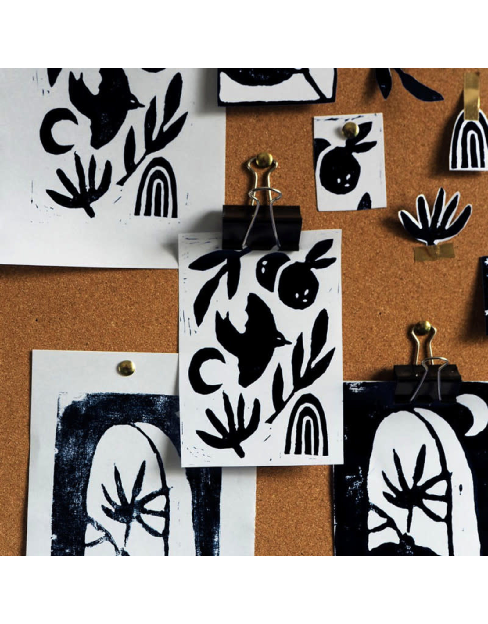 La petite épicerie DIY home deco -  mijn lino kaarten