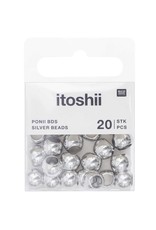 Rico Design Itoshii Ponii beads 20 st metaal