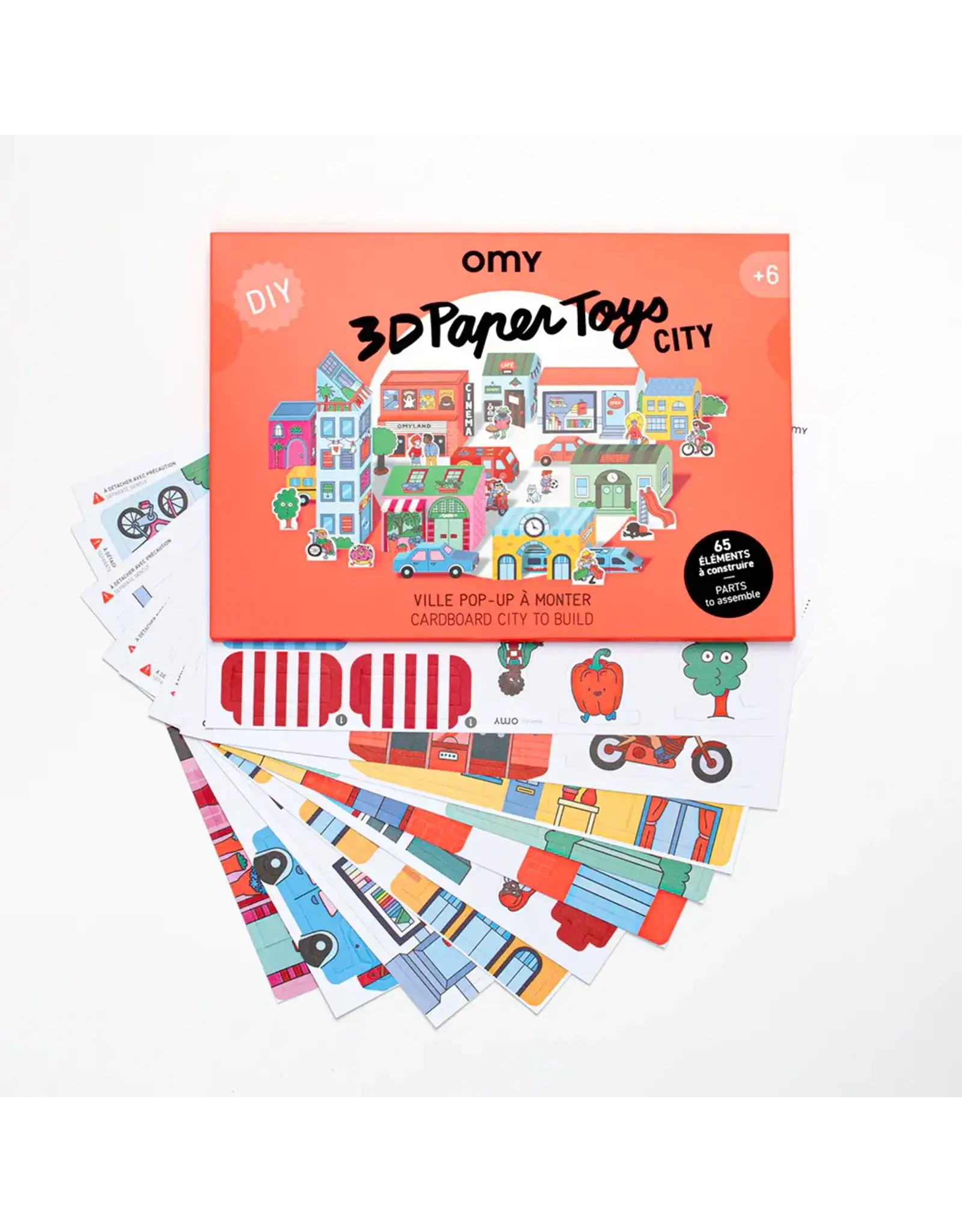OMY 3D paper toys city