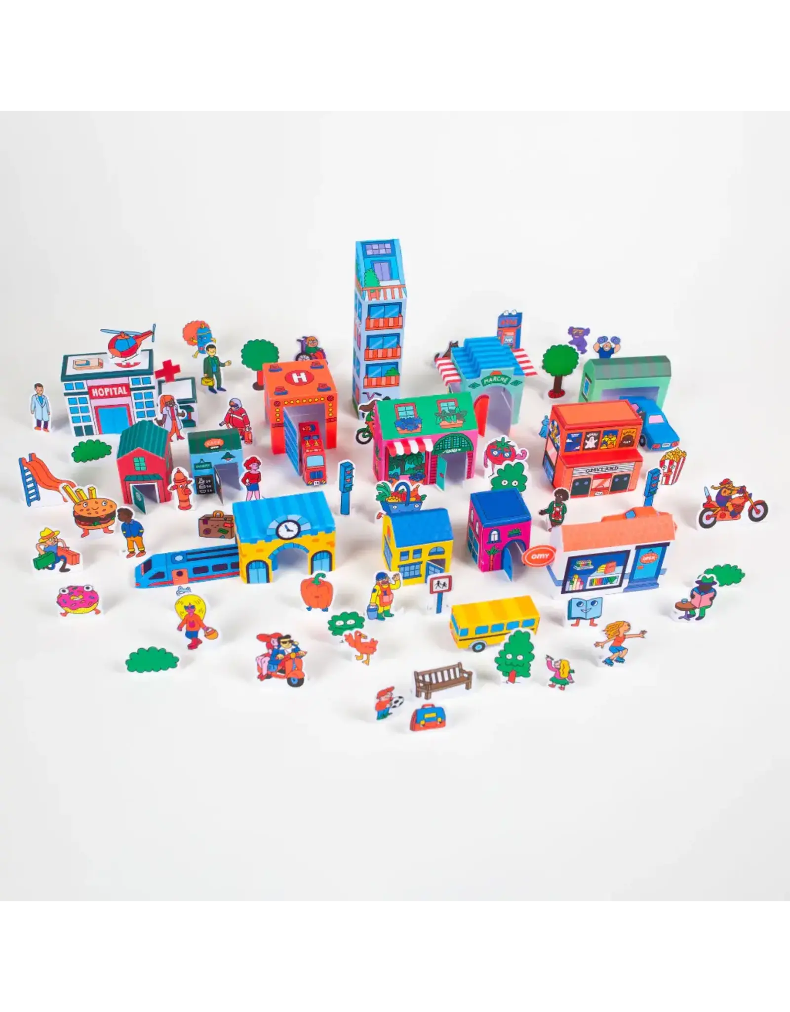 OMY 3D paper toys city