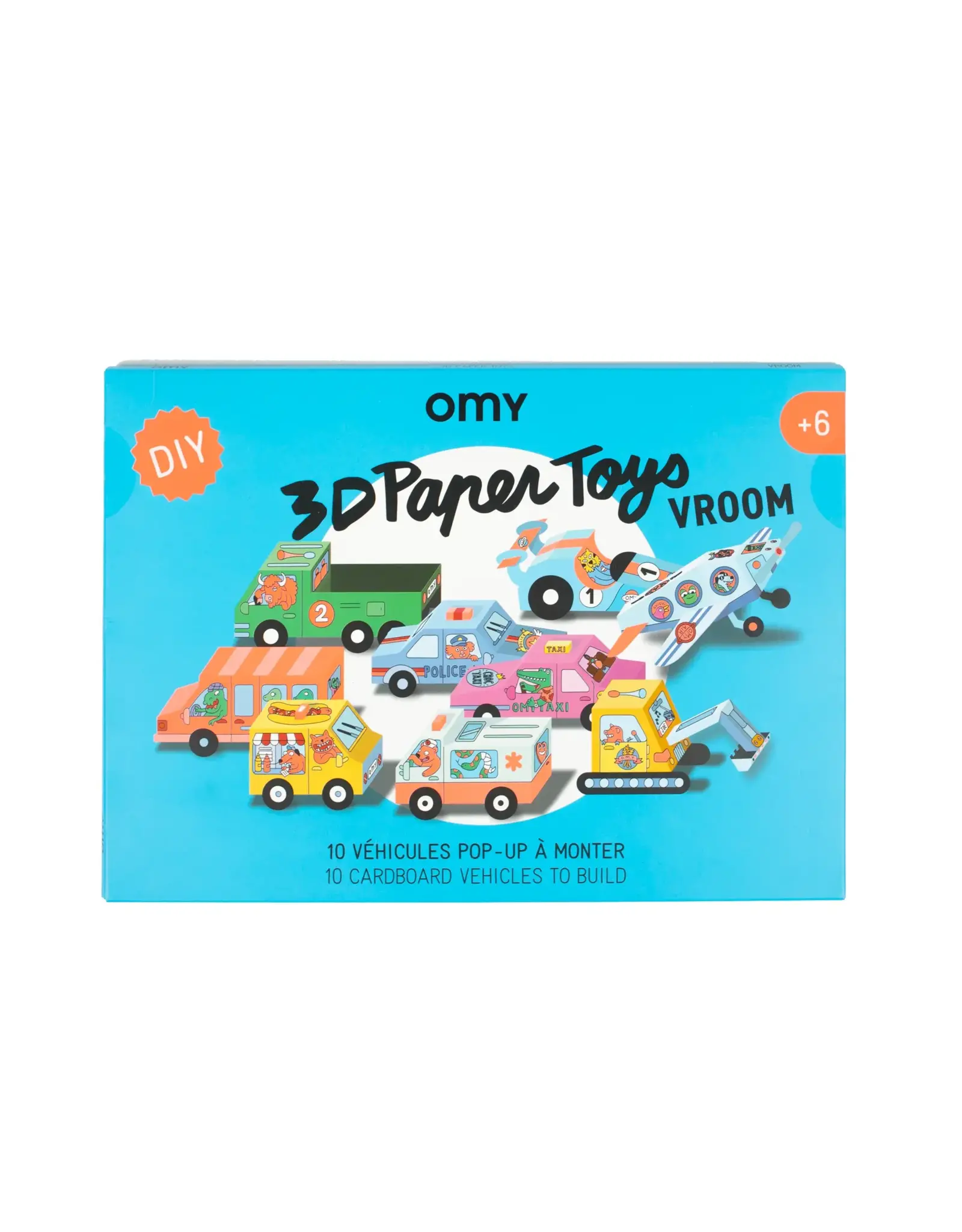 OMY 3D paper toys - vroom