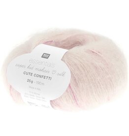 Rico Design Wol- essentials super kid mohair loves silk cute confetti