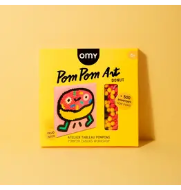 OMY Pom pom art - rainbow