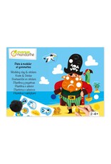 Avenue Mandarine Crea box - boetseerklei en stickers, piraten