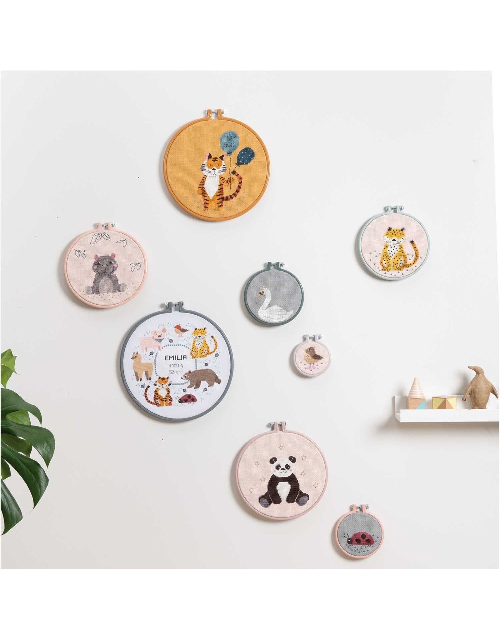 Rico Design Borduur ring - poudre 17,80 cm
