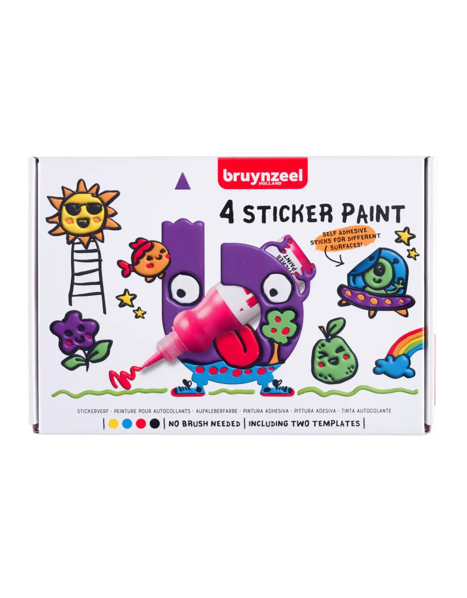 Bruynzeel Stickerverf set 4x50ml