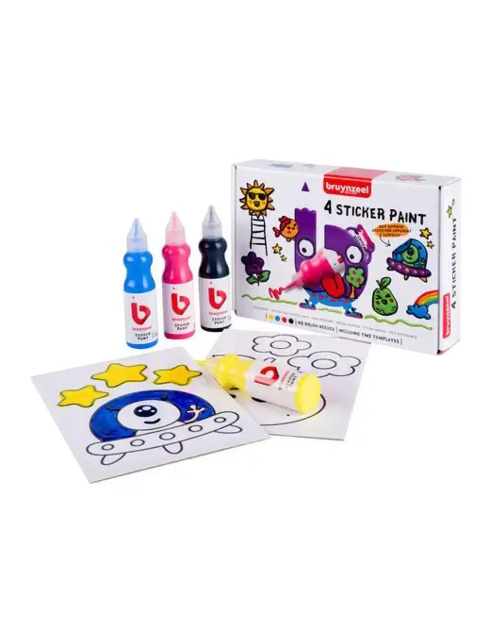 Bruynzeel Stickerverf set 4x50ml