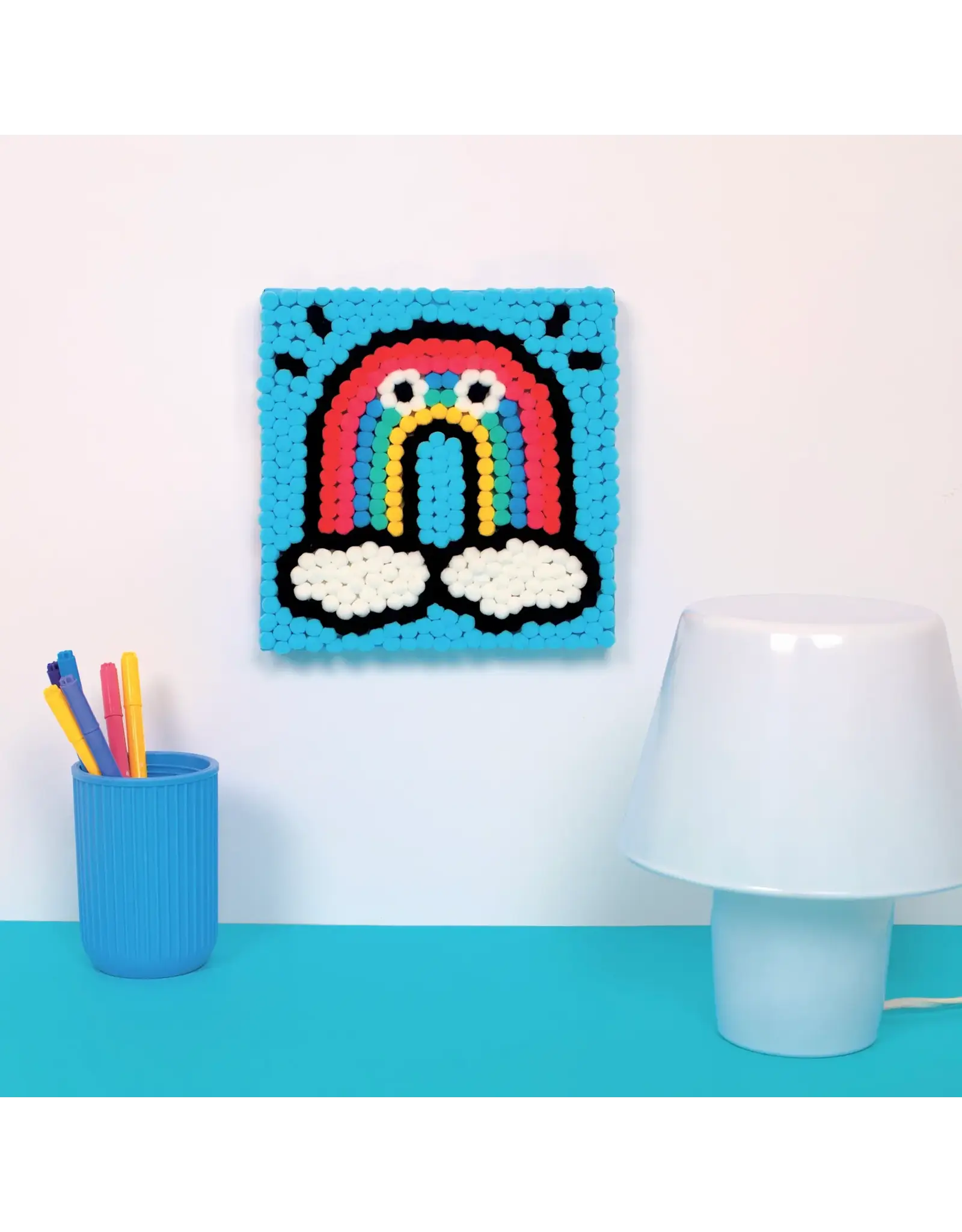 OMY Pom pom art - rainbow