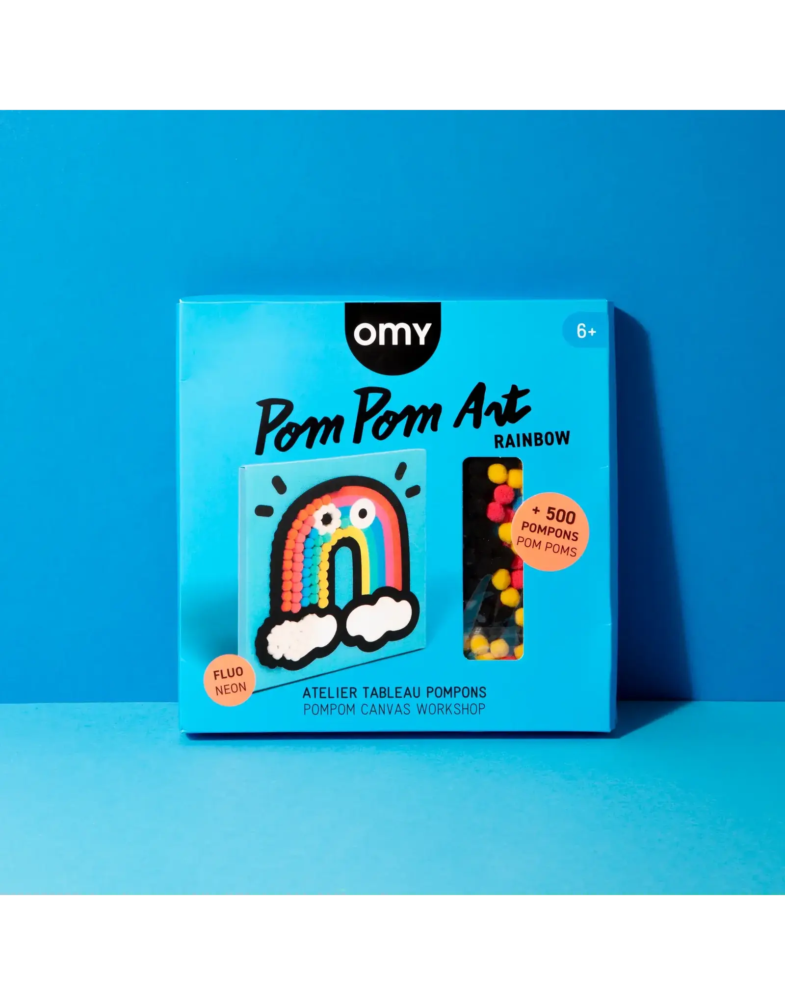 OMY Pom pom art - rainbow