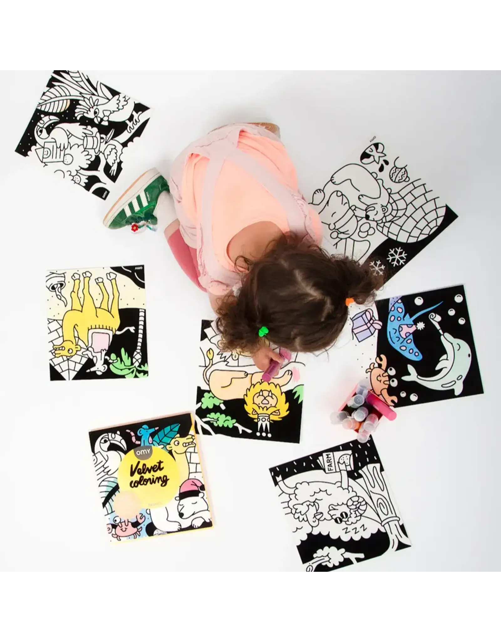 OMY Velvet kleuren - dieren