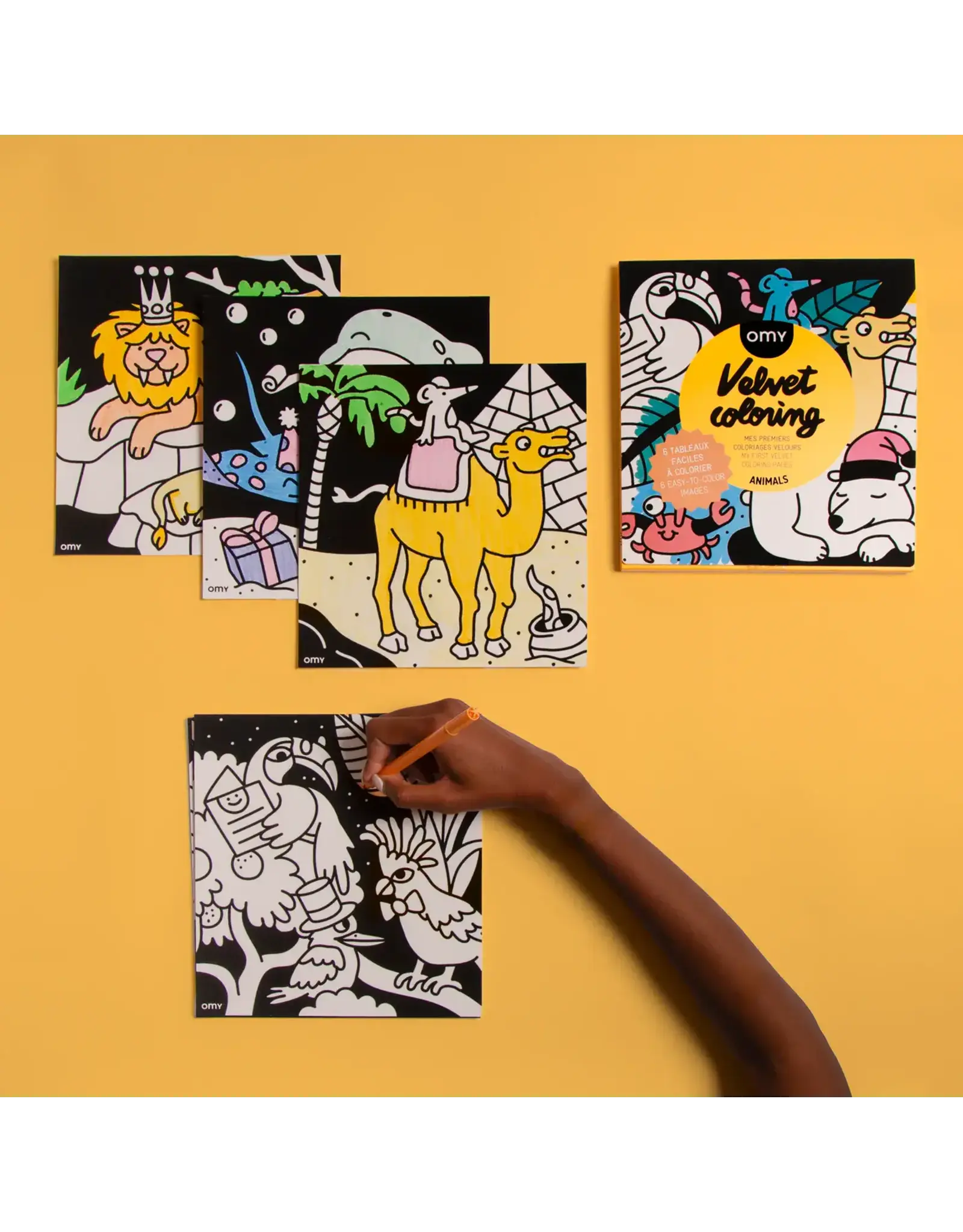 OMY Velvet kleuren - dieren