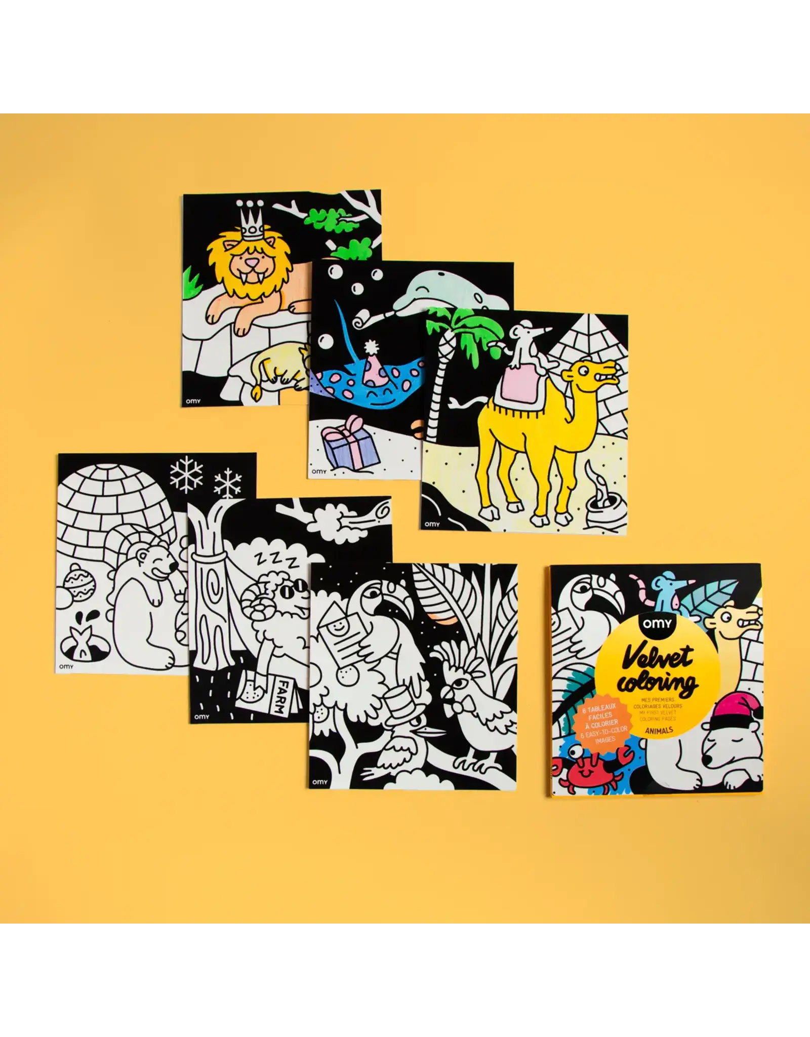 OMY Velvet kleuren - dieren