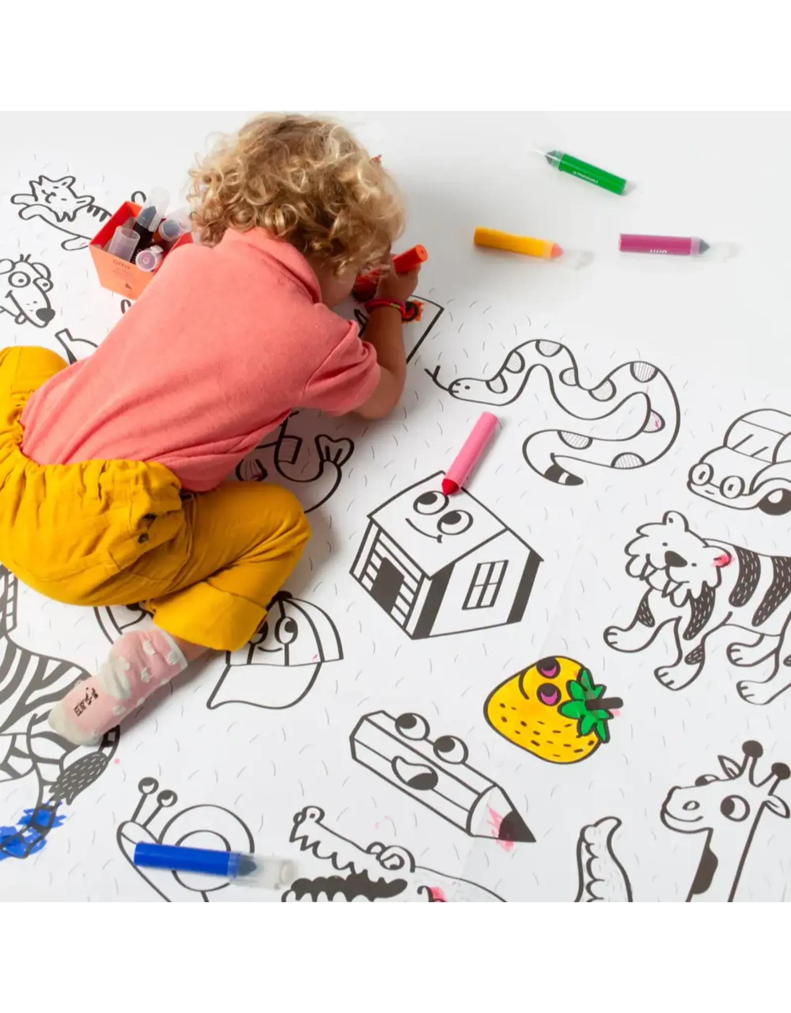 OMY Grote kleurposter - my first art poster