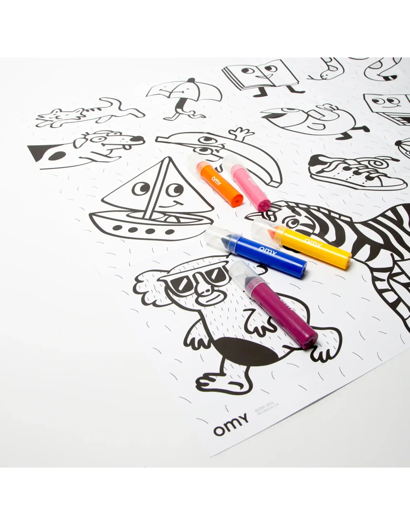 OMY Grote kleurposter - my first art poster