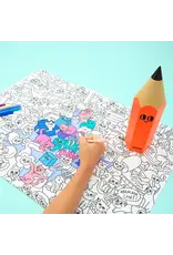 OMY Potlood box - neon