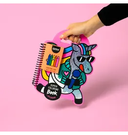 OMY Super coloring & stickers boek - lily