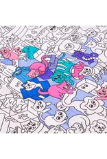 OMY Grote kleurposter - katten kitty