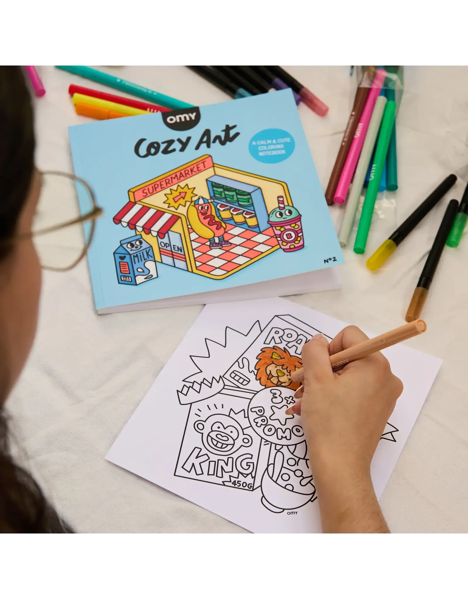 OMY Cozy art - super market