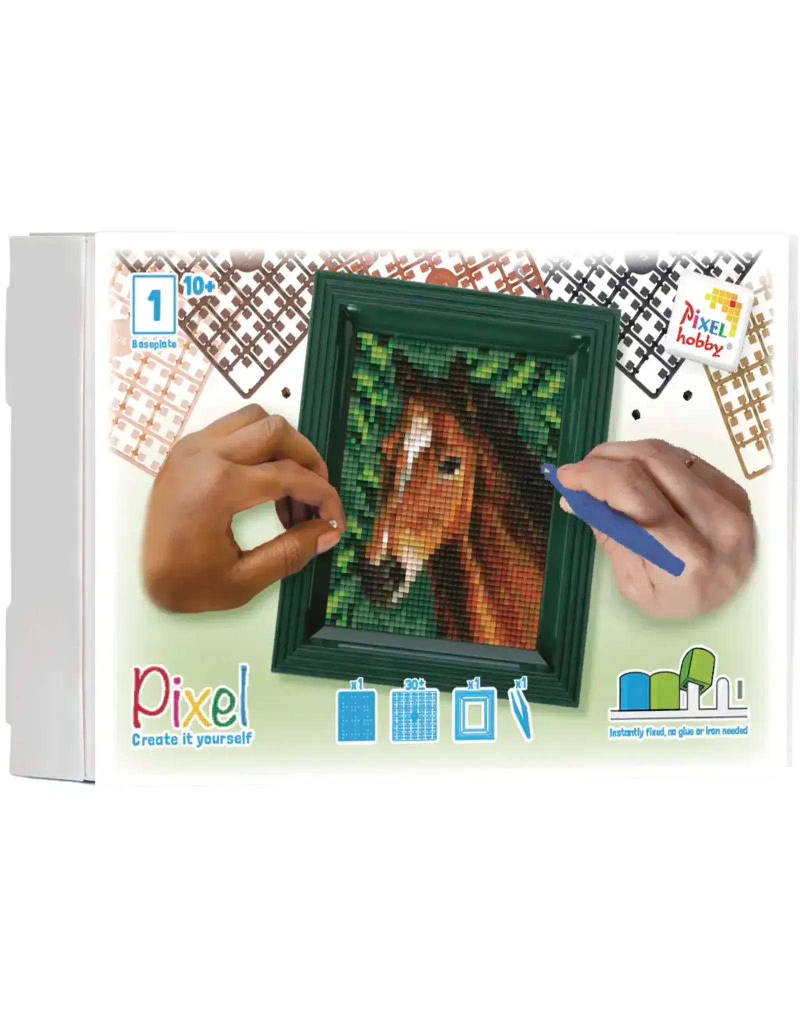 Pixel hobby Pixel mosaic set paard
