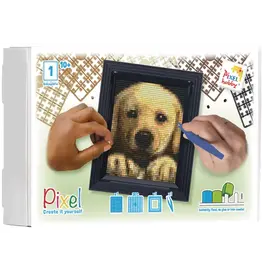 Pixel hobby Pixel mosaic set -  goldenretriever
