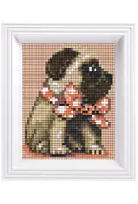 Pixel hobby Pixel mosaic set - mopshond perzikkleur