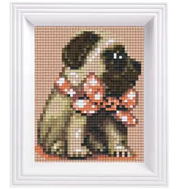 Pixel hobby Pixel mosaic set - mopshond perzikkleur