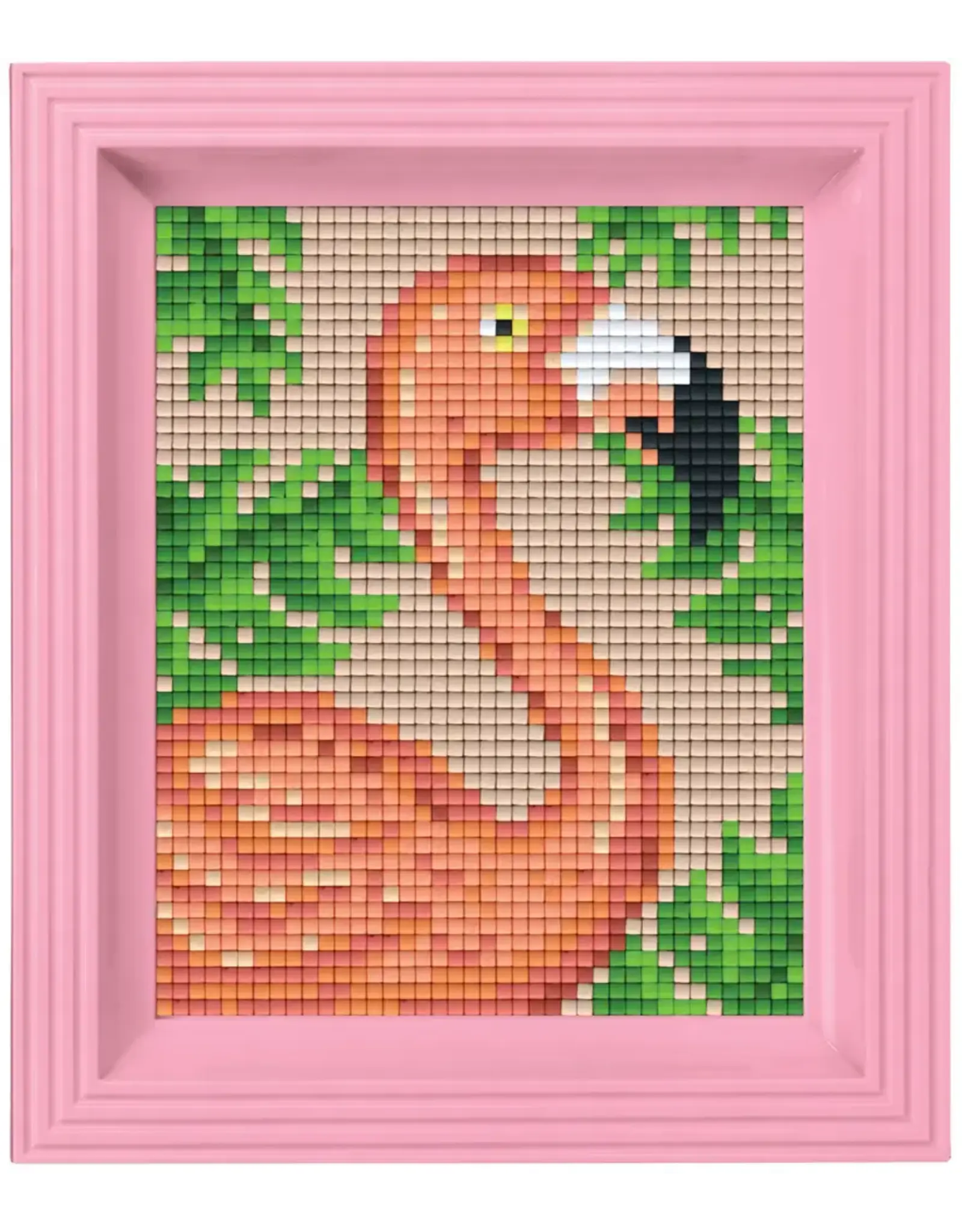 Pixel hobby Pixel mosaic set - Flamingo in jungle