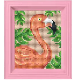 Pixel hobby Pixel mosaic set - Flamingo in jungle