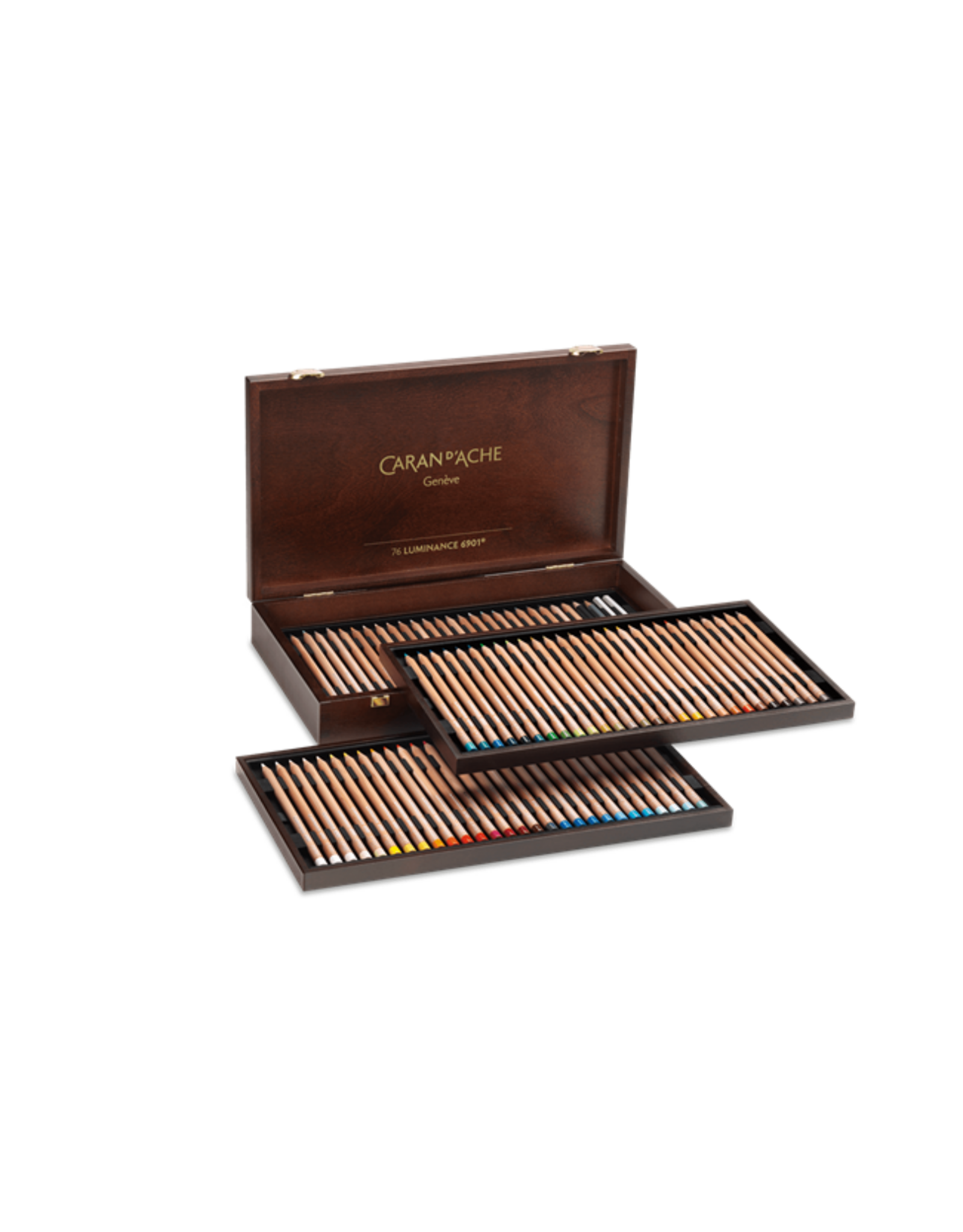 Caran d’Ache Luminance houten box 76 kleuren