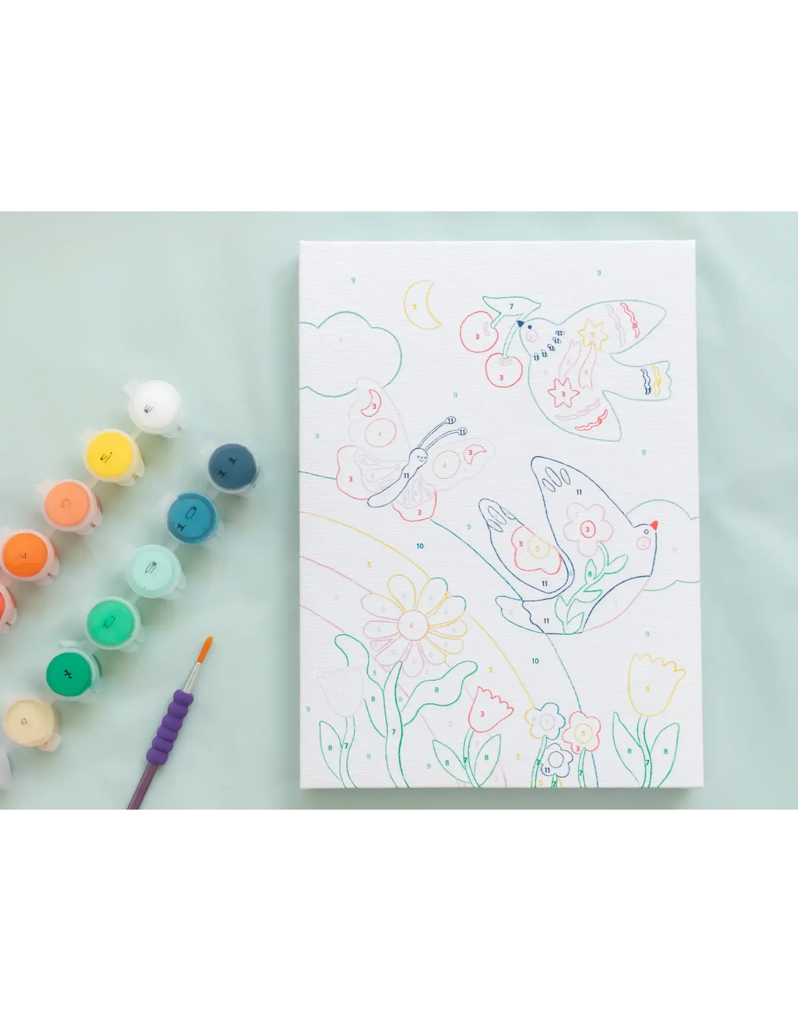 La petite épicerie Kids Schilderen op nr - lente