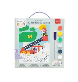 La petite épicerie Petit pinceau Kids Schilderen op nr - wouf brandweer