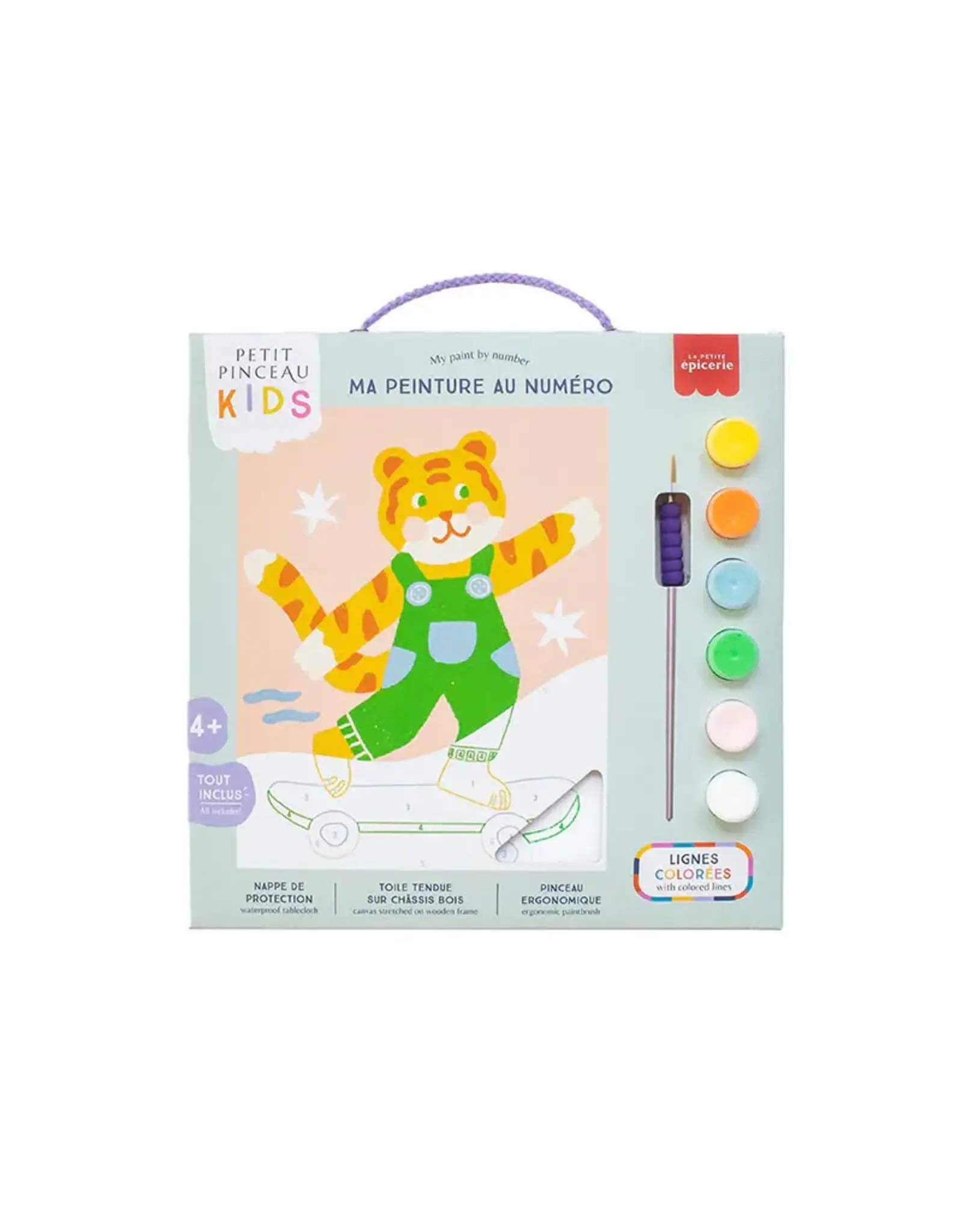 La petite épicerie Petit pinceau kids Schilderen op nr - titi skate