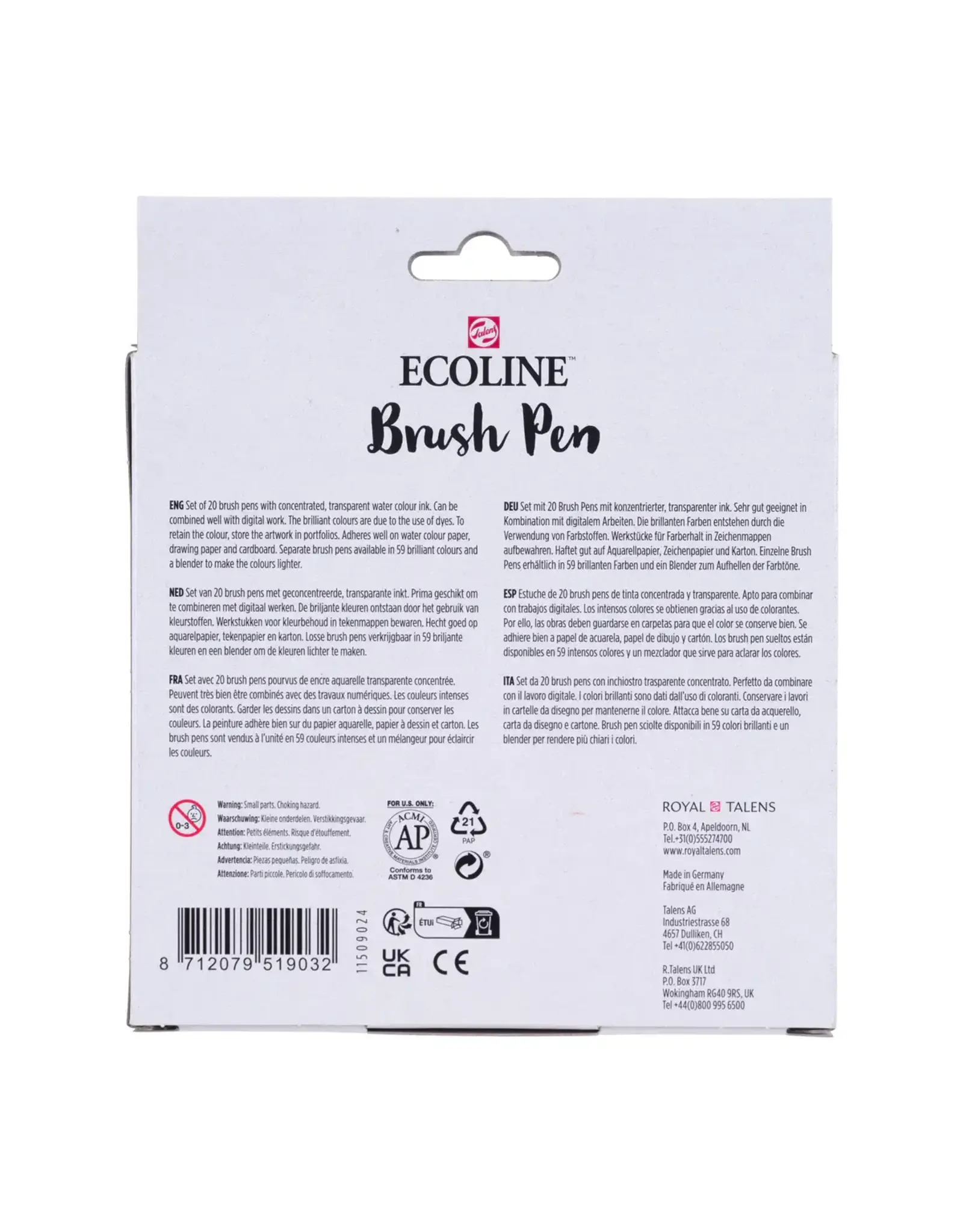 Talens Ecoline brushpen set 20 landscape