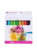 Talens Ecoline brushpen set 20 landscape